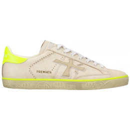 Кроссовки Premiata Steven Beige Yellow