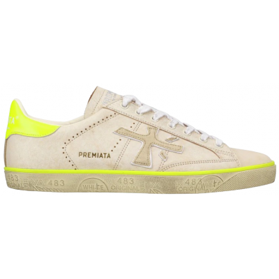 Кроссовки Premiata Steven Beige Yellow